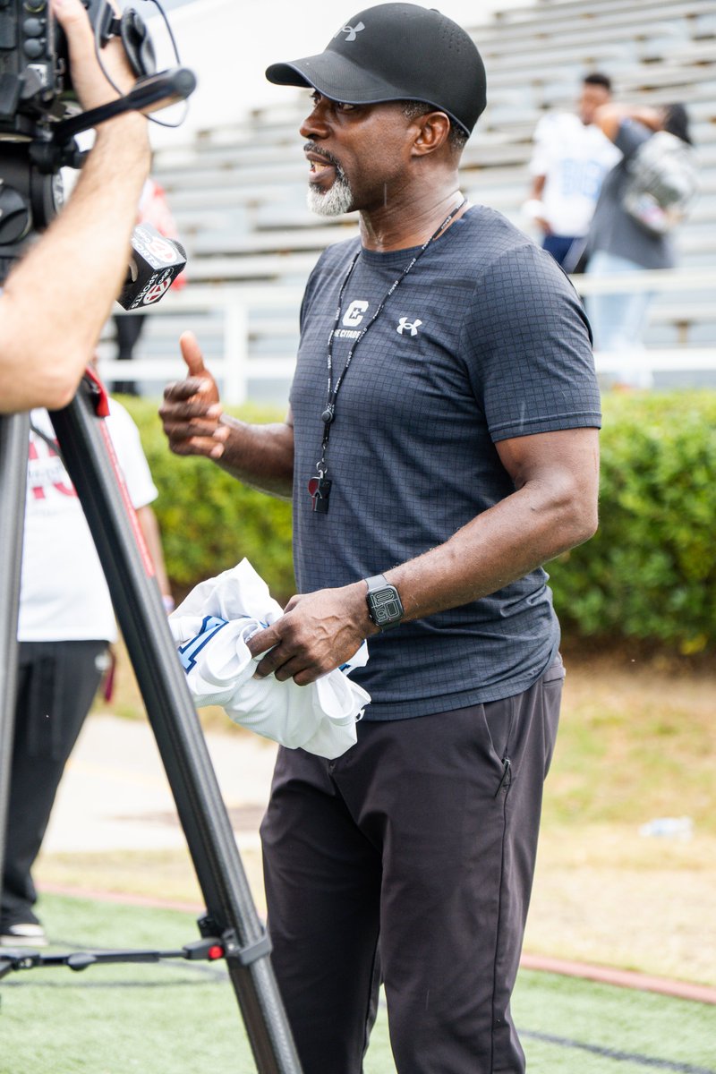 CitadelFootball's tweet photo. Happy 50th birthday to our fearless leader -- head coach @KoachDrayton 🫡🎉

#FireThoseCannons https://t.co/YBRPCyITYt