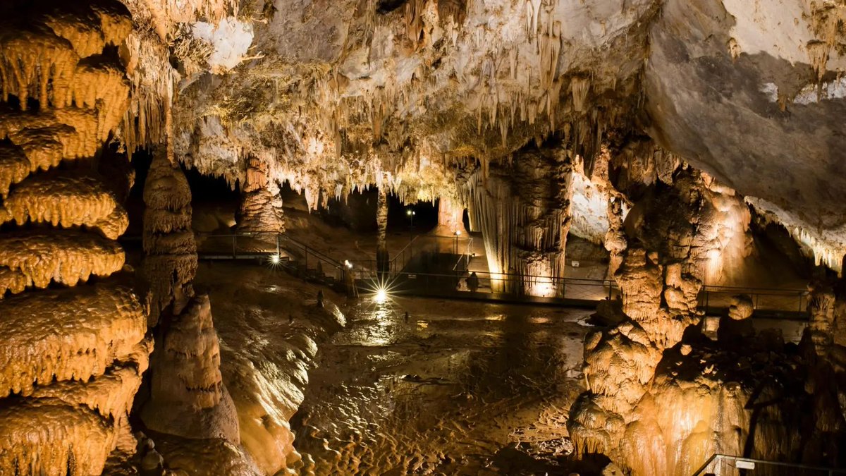 CEFAPIT's tweet photo. Una de las cuevas más impactantes del mundo está en España: tiene estalactitas que parecen corales https://t.co/Lq02WsFMgO https://t.co/j5idba3Ic5