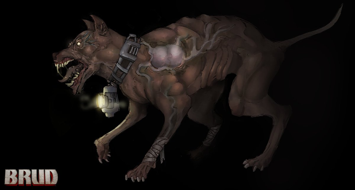WrongTurnGames's tweet photo. New Reveal - Man’s best friend, your worst nightmare. Once loyal companions to the Hunters of Blackbrook, the Rot Hounds now pursue players with an unmatched ferocity in BRUD.

|🎨 Art by Lead Concept Artist @need2render https://t.co/50M4FnlDGu