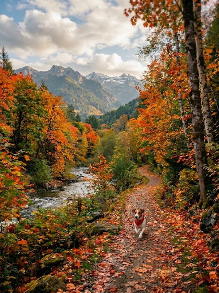 SimoLabs's tweet photo. Autumn walks with Milo. https://t.co/pRzeY8yIyO