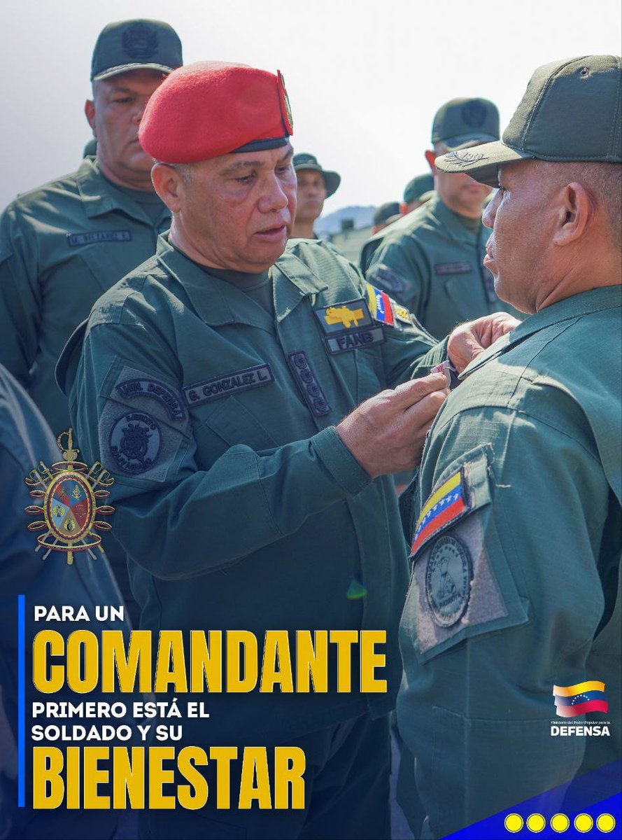 MB_ADI611's tweet photo. 🇻🇪 | «Para un comandante, primero está el soldado y su bienestar» El MPPD, GJ. Gustavo González López, inspeccionó las instalaciones de la REDI Oriental junto al MG. Denys Ferrer Sandrea para constatar de cerca lo más importante de la FANB: nuestra gente. https://t.co/JKFnJaHPjP