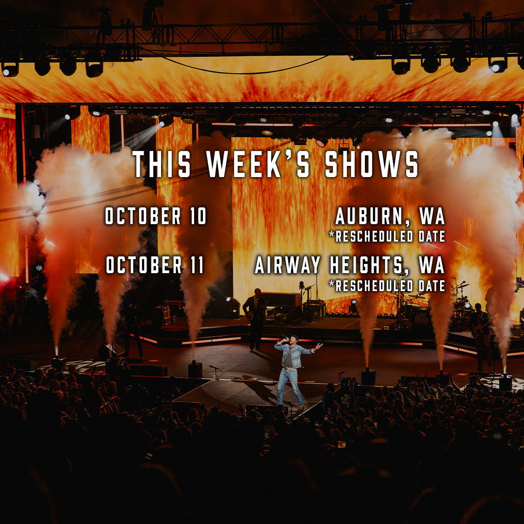 lukebryan's tweet photo. Closing out #WordOnTheStreetTour this week in Washington state. Let’s party y’all!

https://t.co/l7UM6yathx https://t.co/qkQ7vXaYaS