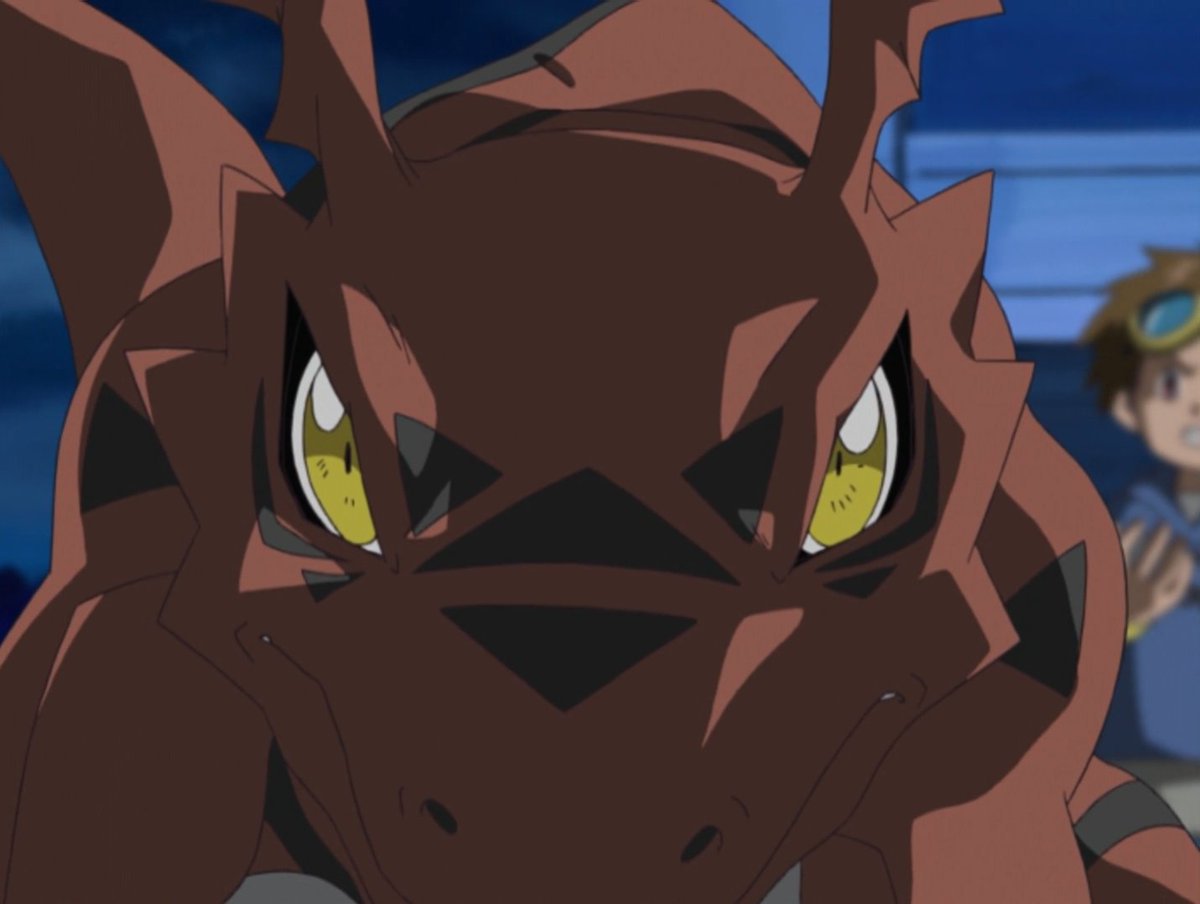 PikaPikachu150's tweet photo. ❤️ I can easily say that Guilmon has one of the best protagonist designs in Digimon.
#Digimon #DigimonTamers #デジモン #디지몬 https://t.co/7bJc8XgNJS