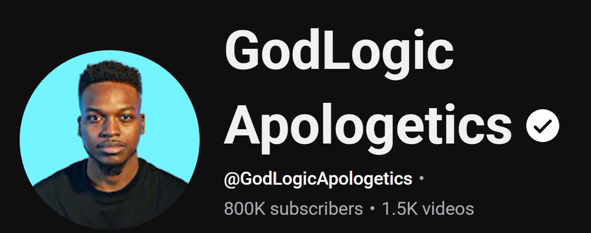 GodLogic_GL's tweet photo. We just hit 800,000 subscribers on YouTube, praise the Lord Jesus Christ. 80% of the way to 1 million. If you want to help make that happen, subscribe here: https://t.co/lhENyDtouz https://t.co/4DpzV2e0rw
