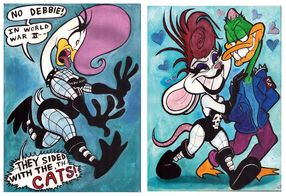radiodormouse's tweet photo. Listen to Nina, Debbie! You're making a mistake... 😭#DebbieDormouse #NinaTheGothGoose #MyArtwork #Comics https://t.co/BntYof9CcT
