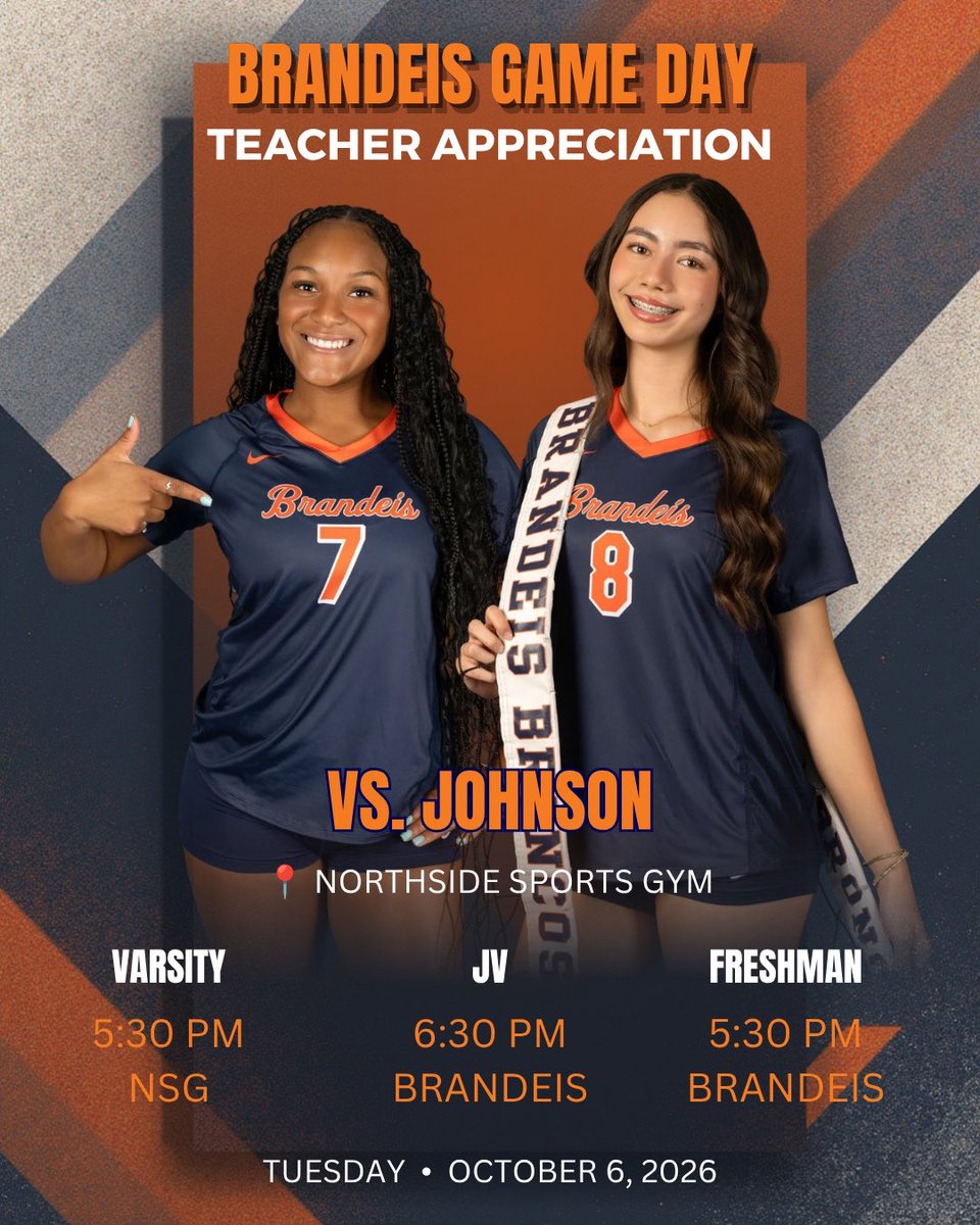 BrandeisVB08's tweet photo. 🌟GAME DAY TUESDAY🌟
⬇️⬇️⬇️⬇️⬇️⬇️⬇️⬇️⬇️⬇️ https://t.co/iJoKE7MODd