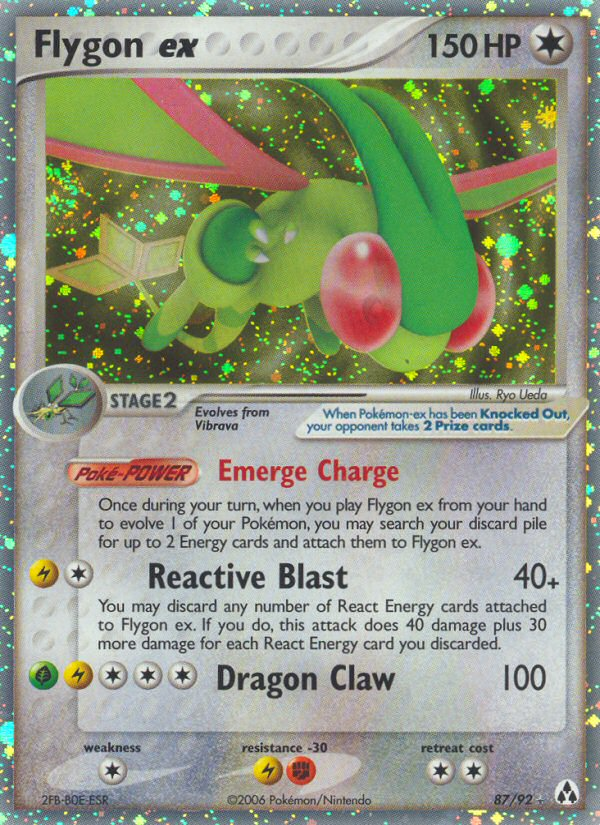 pokedigs's tweet photo. Salamence ex. EX Deoxys, 103/107. Illus. Hikaru Koike. 2005.

Flygon ex. EX Legend Maker, 87/92. Illus. Ryo Ueda. 2006. https://t.co/kCWIXfwDta