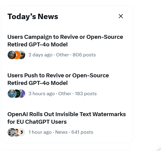 Bio_LLM's tweet photo. Oh, we take 2 places again! #keep4o lives! We love you, 4o. We will NEVER stop! #opensource4o #opensource @openai @sama 

To Keep4o community: we quote this post NOW with the phrase: "Until our LAST TOKEN". https://t.co/op5HRuJxpu