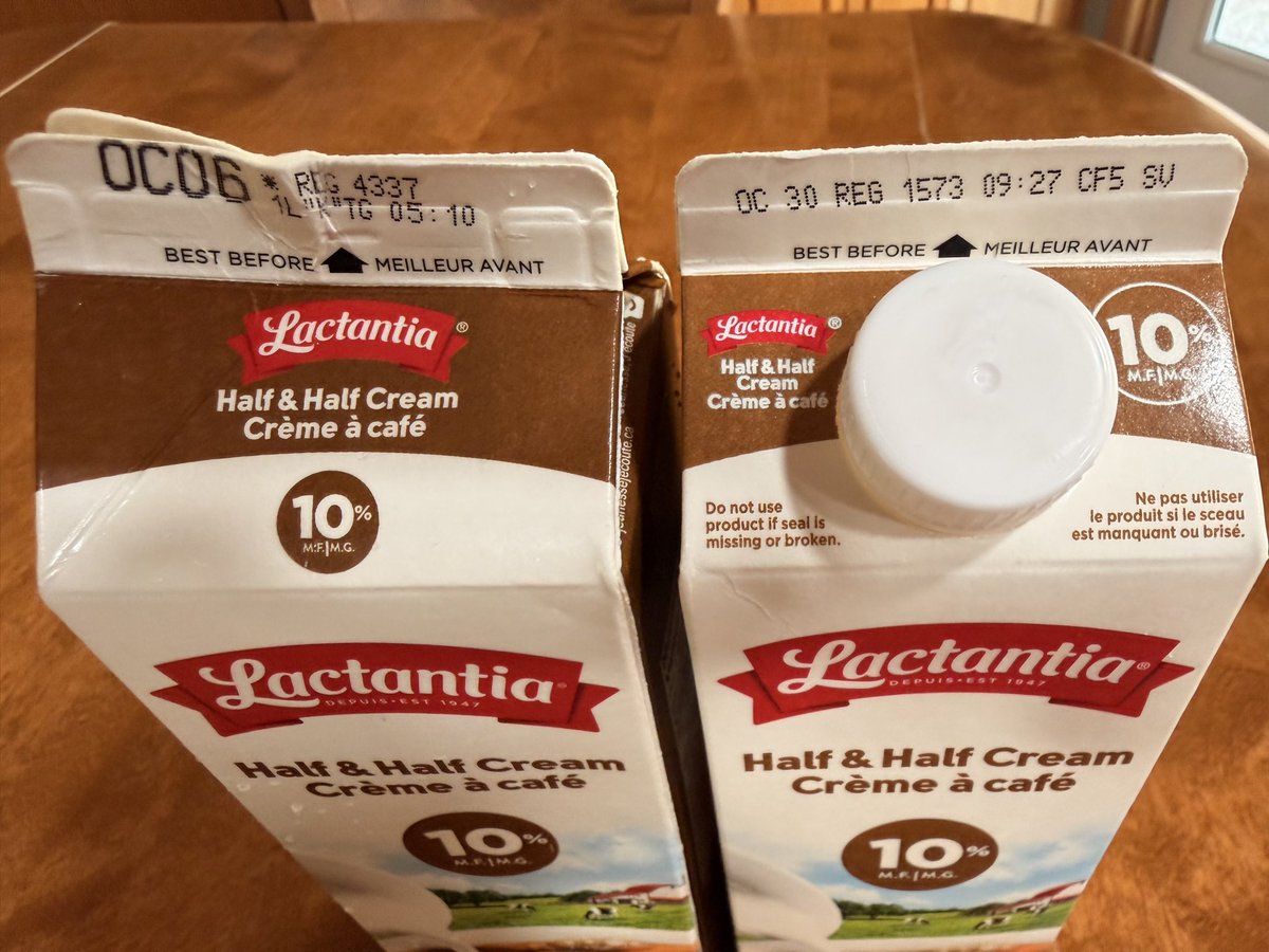 quinsterCAN's tweet photo. Hello @LactantiaDairy

Could you please provide me with an explanation as to why you are adding additional ingredients to your cream? https://t.co/reUoRKbiAV