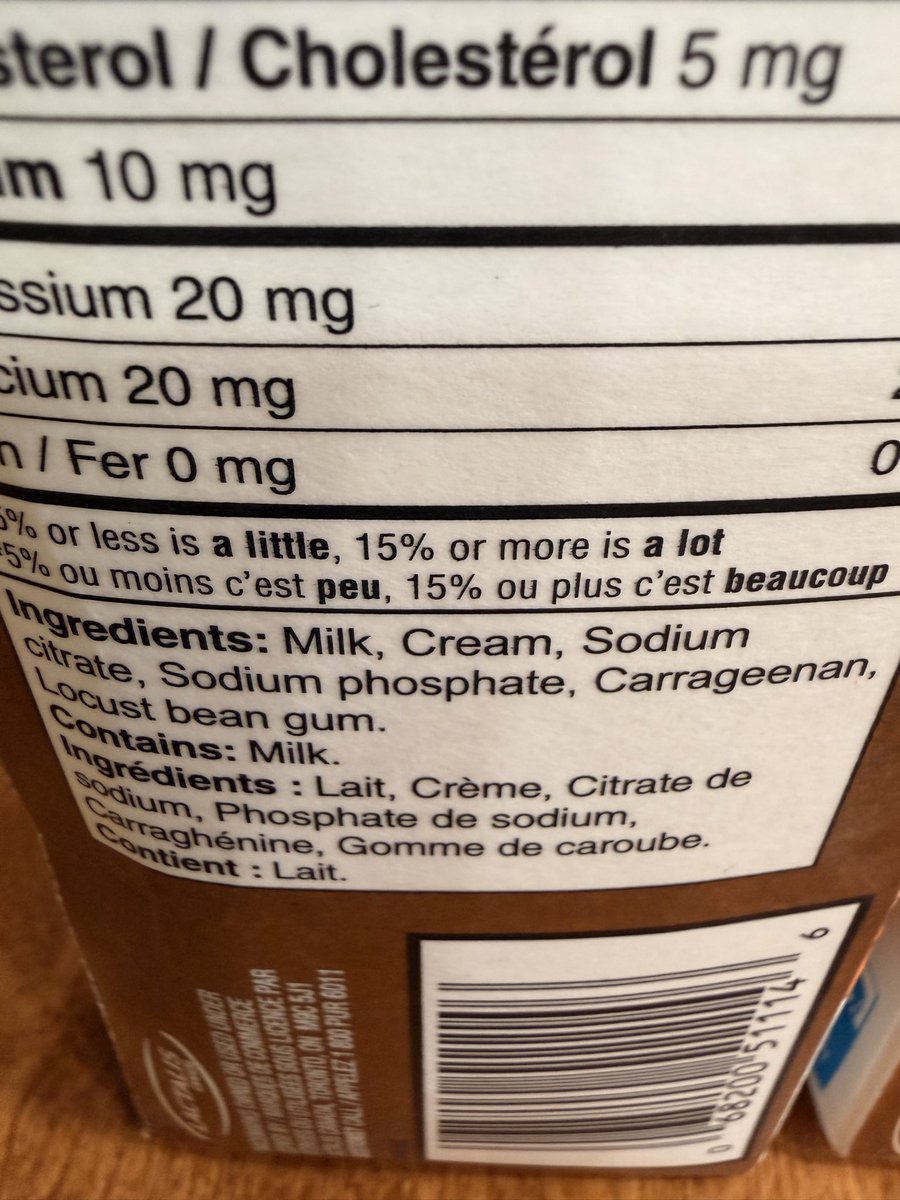 quinsterCAN's tweet photo. Hello @LactantiaDairy

Could you please provide me with an explanation as to why you are adding additional ingredients to your cream? https://t.co/reUoRKbiAV