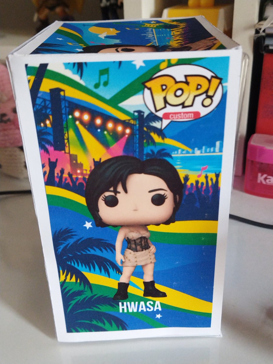 hwasavidal's tweet photo. meu funko pop da hwasa do rock in rio chegou e ele é lindo demais!!! https://t.co/nSfyvlfyYI