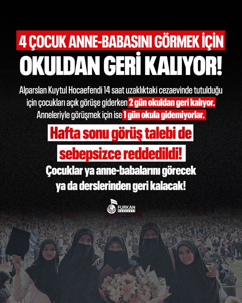 LAbdusselam's tweet photo. #FurkanaSistematikZulüm
Cocuklar OkulundanOlmasın
AlparslanHoca AilesineZulüm https://t.co/KACxbMehFB