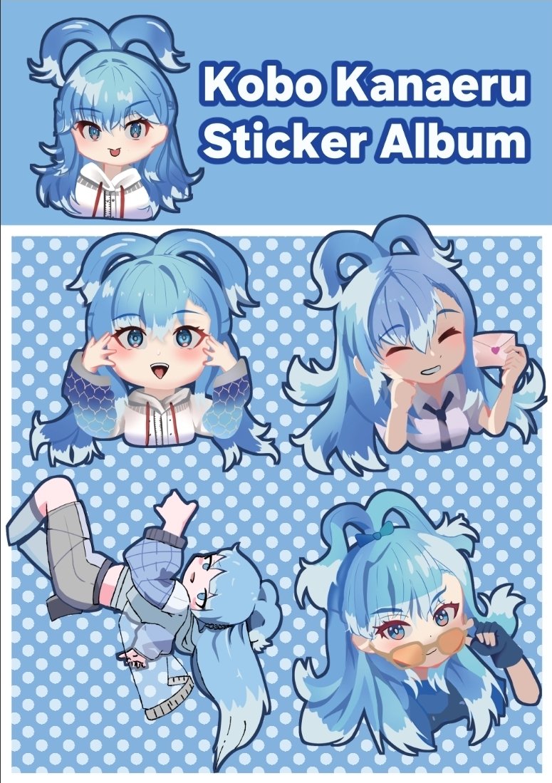 Acala_17_Cal's tweet photo. Kobo kanaeru sticker sheet 🥰
Available for preorder and on cf 23!

https://t.co/pJl8FoJ3Ql
#aeruseni #kobokanaeru https://t.co/VGJjOWwyyh