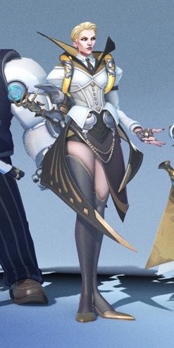 BAISERDELAVAUVE's tweet photo. Androgynous scientist Moira O’Deorain heavily inspired by David Bowie can’t even wear pants in High Fashion wear. Okay. Yeah sure https://t.co/AGph78P2rC