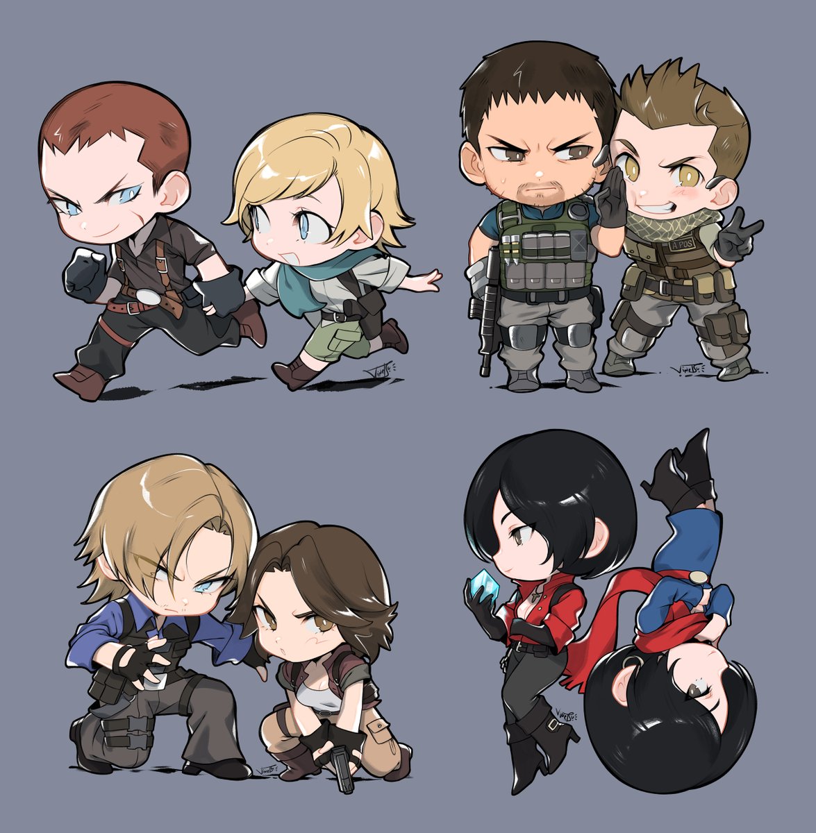 vinetsukiyo's tweet photo. Happy anniversary to #RE6 ! 
#ResidentEvilㅤ https://t.co/M3EjcheEMB