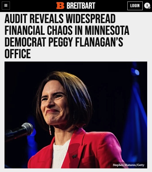 Michele_Tafoya's tweet photo. “The 2025 audit covers July 1, 2022, through December 31, 2024, and showed Flanagan’s office operating with complete disregard for fiscal accountability, statutory spending limits, and basic recordkeeping.”

Peggy Flanagan has already shown Minnesotans she cannot run an office responsibly. Why should she be promoted to the U.S. Senate?