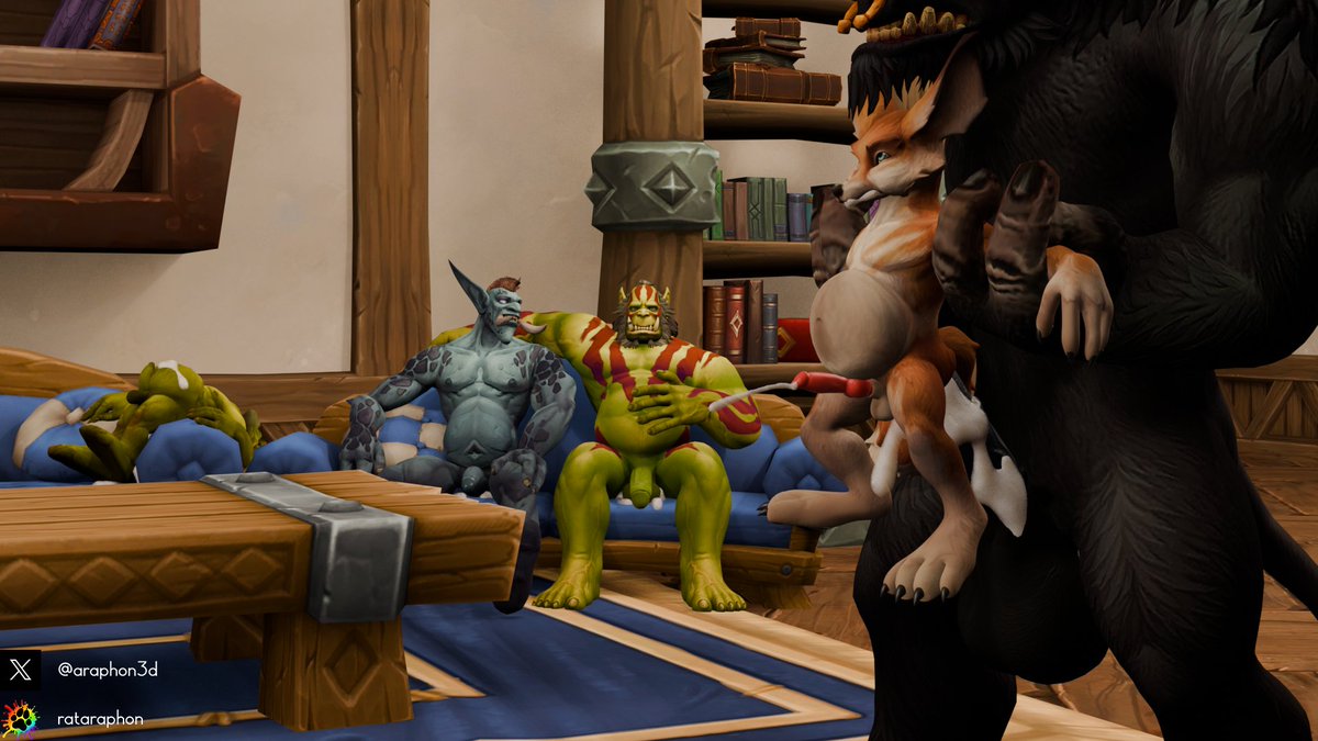araphon3d's tweet photo. #kinktober 5 - Cum inflation

Yet another occasion of Gulako's alchemy experiments gone wrong - now with fertility potion. Witnessing his unending rut craze Julzatti's alarmed that it's far from over and Gulako will come back at them after he's done with Shun. Damn right he will. https://t.co/0hf45pKJaJ