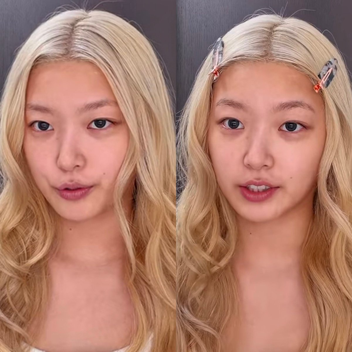 hannifem's tweet photo. jeung yoonchae bare faced oh my god https://t.co/t95vkEbf61