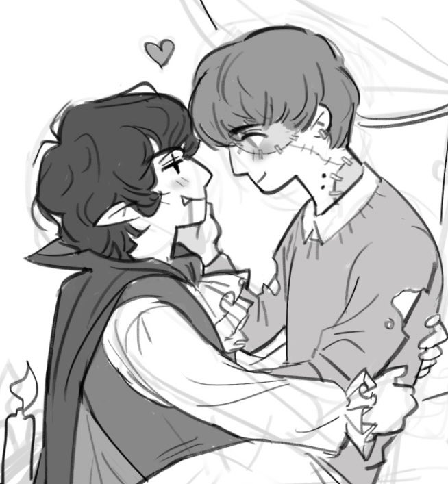 myong1y's tweet photo. vampire mike x zombie will ❤️❤️
#byler https://t.co/9Xz811rElE