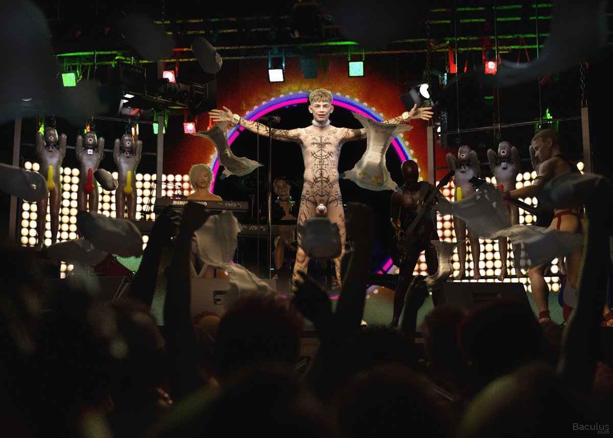 BaculusR's tweet photo. Leo Snicks, lead singer of CuMDRoPs is stirring up a little controversy. Its been reported that he is encouraging his abdl sub fans to be bad boys and rebel against their Daddys by ripping off their diapers and throwing them up onto the stage.
#3dart #bdsm https://t.co/MqrrOT7R8T