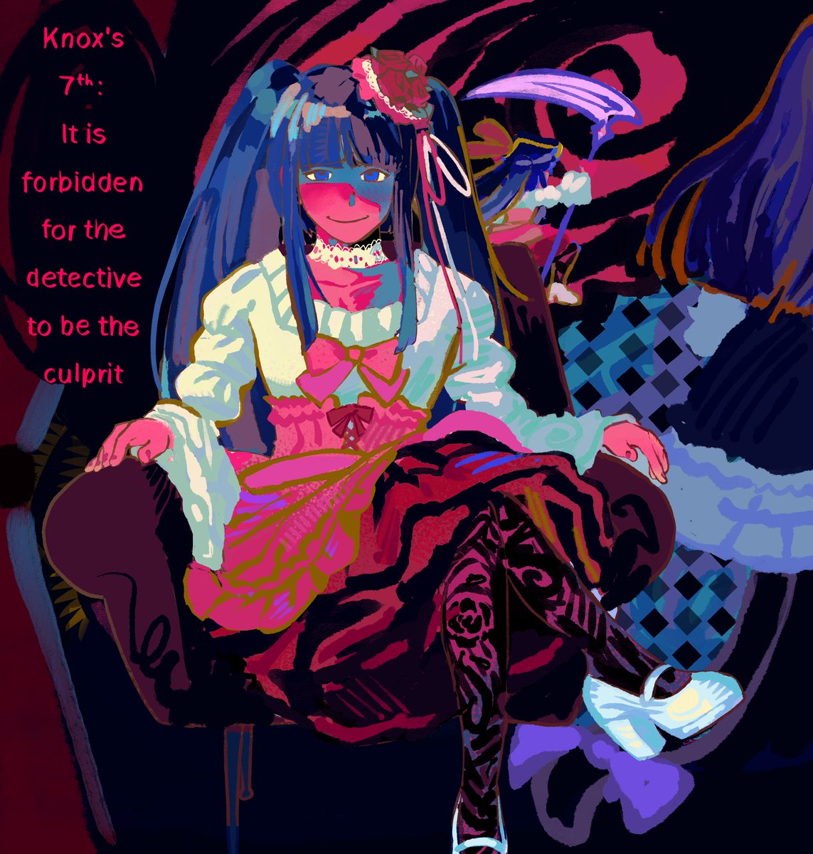 peachducy's tweet photo. #Umineko #うみねこFA the annoying guest https://t.co/JpjvpX5Yf1