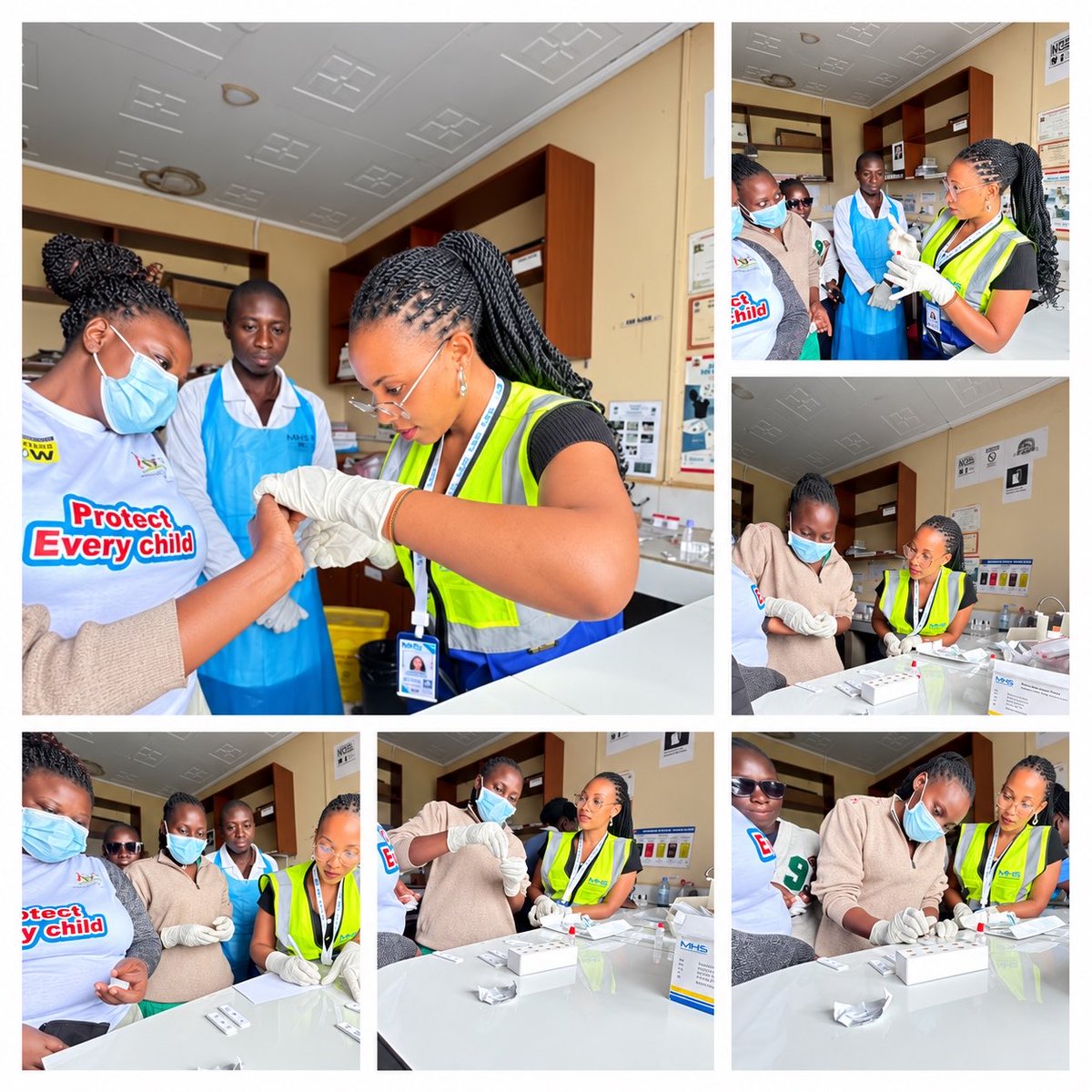 Microhaem's tweet photo. Region by region, we’re strengthening diagnostic skills across #Kabalole Uganda. 🇺🇬

Our technical transfer team continued its training at Mugusu Health Centre III in Kabarole District, #Tooro Region, engaging health workers in practical demonstrations on the use of @Microhaem’s locally manufactured rapid diagnostic test kits.

Through hands-on training and mentorship, we are supporting health workers to put local diagnostic innovation into practice.

Different regions. One mission: bring quality diagnostics closer to communities.

#Microhaem #MadeInUganda #Tooro #Kabarole #HealthWorkerTraining