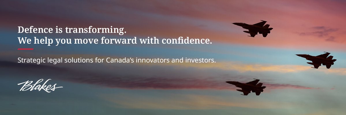EthanJMarcoux's tweet photo. The Canadian Explorers is proud to announce Blake, Cassels & Graydon LLP as a Supporting Partner. As one of Canada's leading business law firms, Blakes advises companies across the defence ecosystem through a multidisciplinary team that combines legal excellence with firsthand military and government experience. Thank you to Matthew McLeod and the entire Blakes team for making this partnership possible.

Learn more: https://t.co/owMeO3c6gR

@BlakesLaw @TheCadExplorers