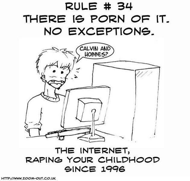 knowyourmeme's tweet photo. On this day 22 years ago, "Rule 34" originated from a comic posted on the website Zoom-Out. The internet has... never recovered. https://t.co/qVY4BJeGQe