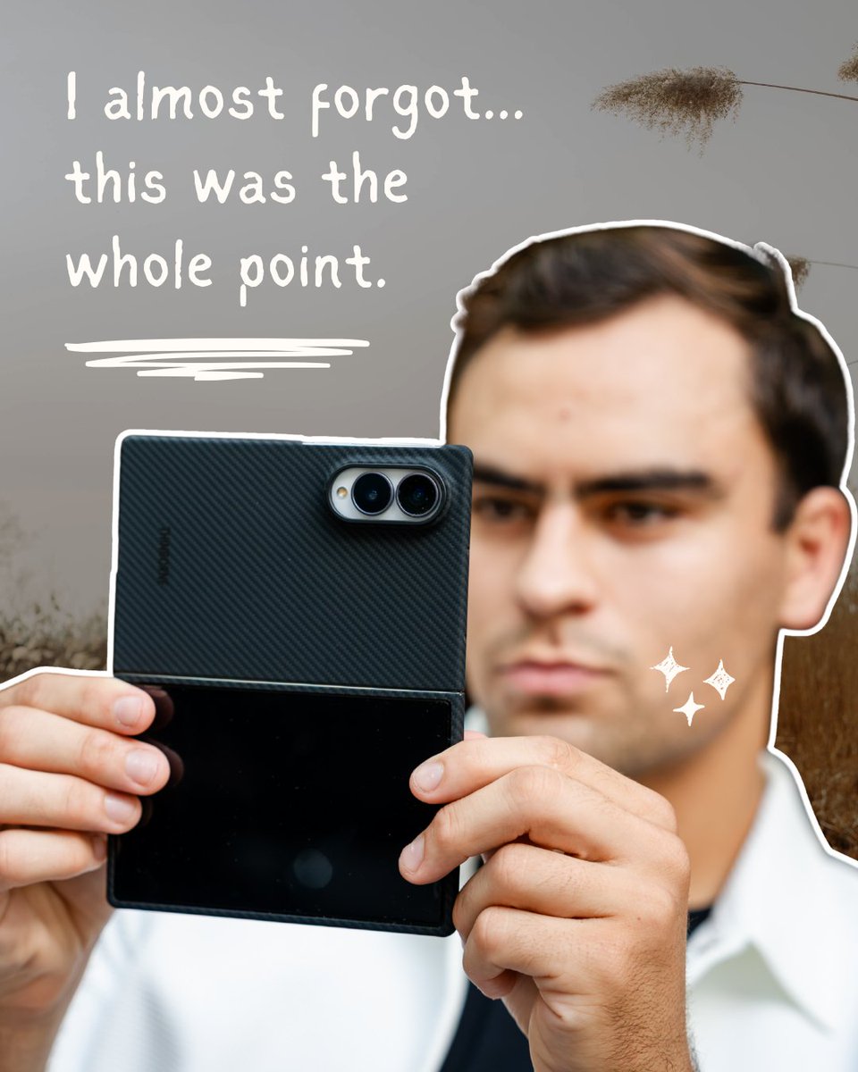 thinborne's tweet photo. Swipe to see what I almost forgot... ✨
A phone this good deserves a case that stays out of the way. Slim, strong, and made to move with your Fold.
Galaxy Fold 8 case, now live at https://t.co/F3dpamJNBA 🔗
Hashtags (pick 8 to 12):
#GalaxyFold8 #ZFold8 #GalaxyZFold #FoldableCase #SlimPhoneCase #AramidFiberCase #MinimalistCase #PhoneCaseDesign #SamsungAccessories #TechAccessories #Thinborne #EverydayCarry