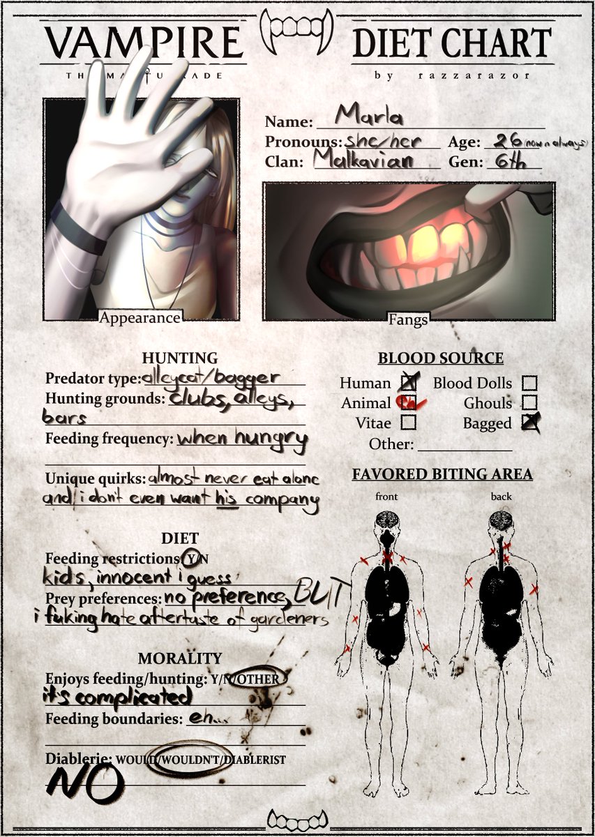 tururvka's tweet photo. I absolutely loved the entire process of making this

Template author is @razzarazor and I hope any vtm fan who stumble upon this post will go to his and create even more like these with their vamps  >:>

#vtm #vampirethemasquerade #oc #vampire https://t.co/hKUvFlUZTo