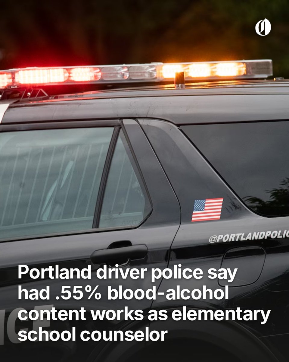 Oregonian's tweet photo. In one crash in spring 2025, Happy Valley Elementary school counselor Joni Lynn Clayton hit a fence with her car and clocked a blood-alcohol content of .492%. She kept her job, despite failing to complete court-ordered substance abuse treatment. https://t.co/knaY1VirJe