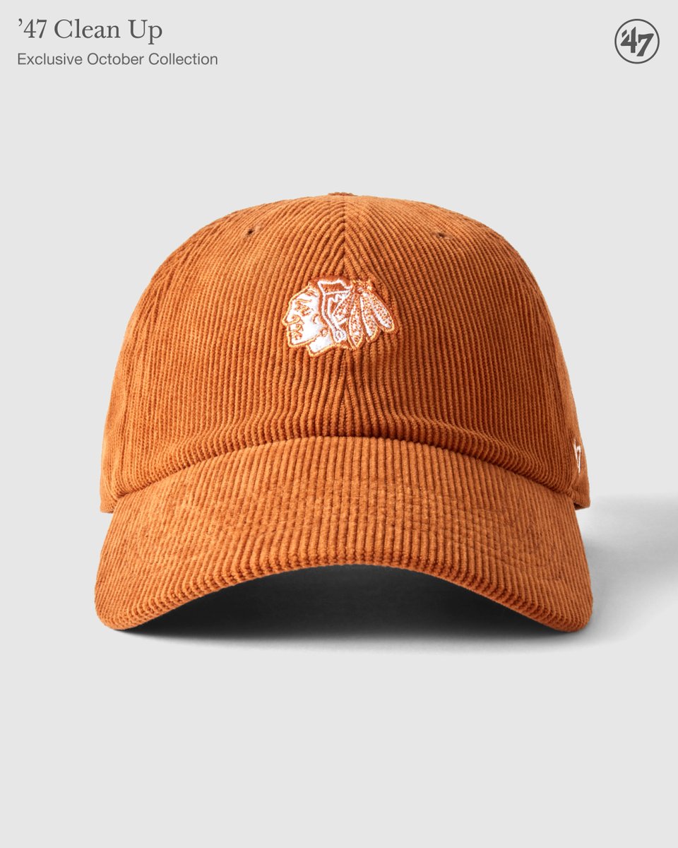 47's tweet photo. The ’47 CLEAN UP | Exclusive October ’26 Collection

It’s corduroy season. Find your team on the original dad hat.

Available for MLB®, NFL, NBA, and NCAA teams: https://t.co/dCaMnqQWng https://t.co/yOOsx0PIOD