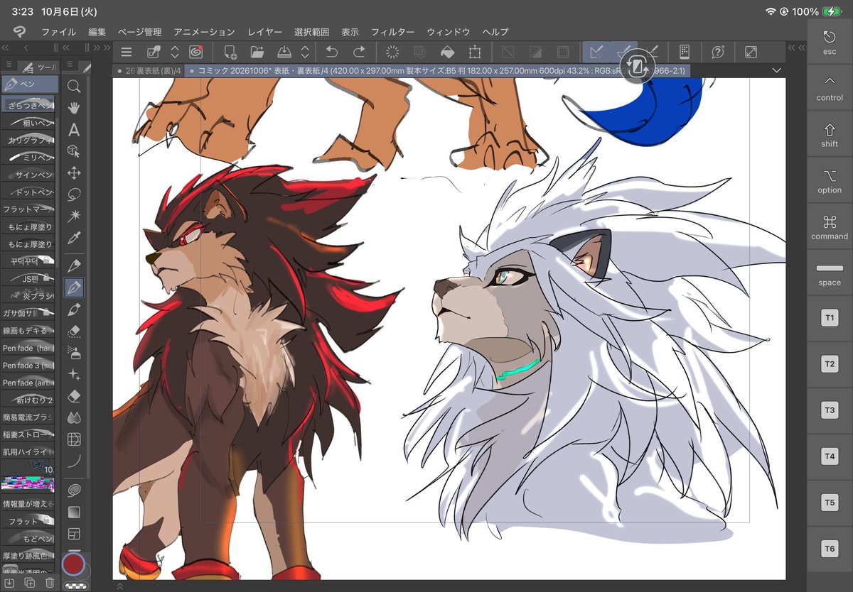 HedgehoG__blue's tweet photo. シャドウ&amp;シルバー（獅子Ver.） https://t.co/a0ayVQw54R