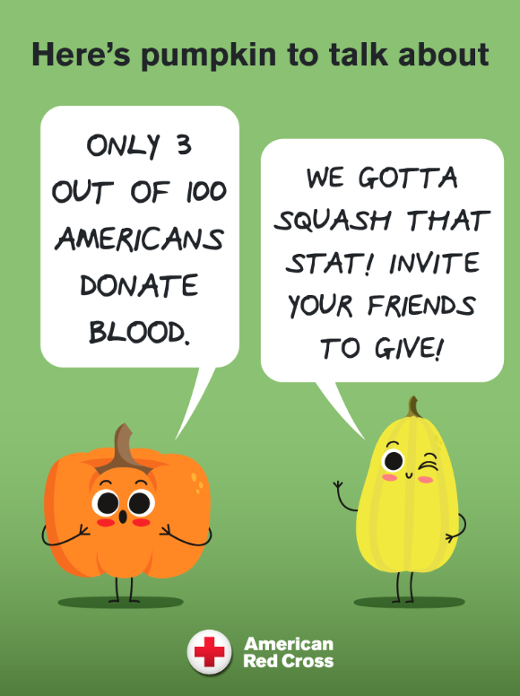 RedCrossNW's tweet photo. Help pump up the blood supply! Come to give blood or platelets Sept. 21-Oct. 18 and we'll thank you with a $15 e-gift card to your choice of merchant. Book now: https://t.co/2eptqTyMLi https://t.co/i9ZwFKFS7g
