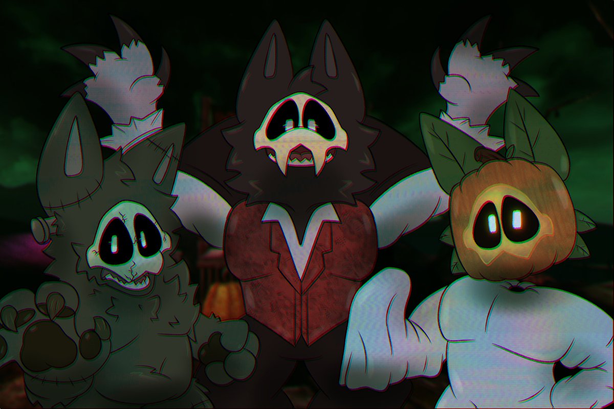 ArkTheCheetah's tweet photo. Puro loves Spook Month.

#furry #furryart #furryfandom #halloween https://t.co/xjZVFbENQR