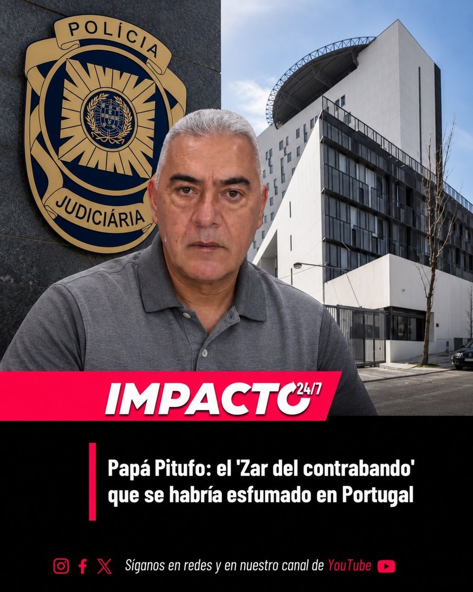 Impacto24_7's tweet photo. PAPÁ PITUFO NO APARECE EN PORTUGAL | Alias 'Papá Pitufo', el señalado Zar del contrabando, no apareció en las últimas dos audiencias ante la justicia portuguesa. Portugal aprobó su extradición a Colombia, pero su defensa apeló la decisión. Mientras la justicia colombiana espera con los brazos cruzados, él se declara en rebeldía y nadie da razón de su paradero. ¿Quién lo protege? ¿Y quién lo dejó escapar durante el gobierno Petro?