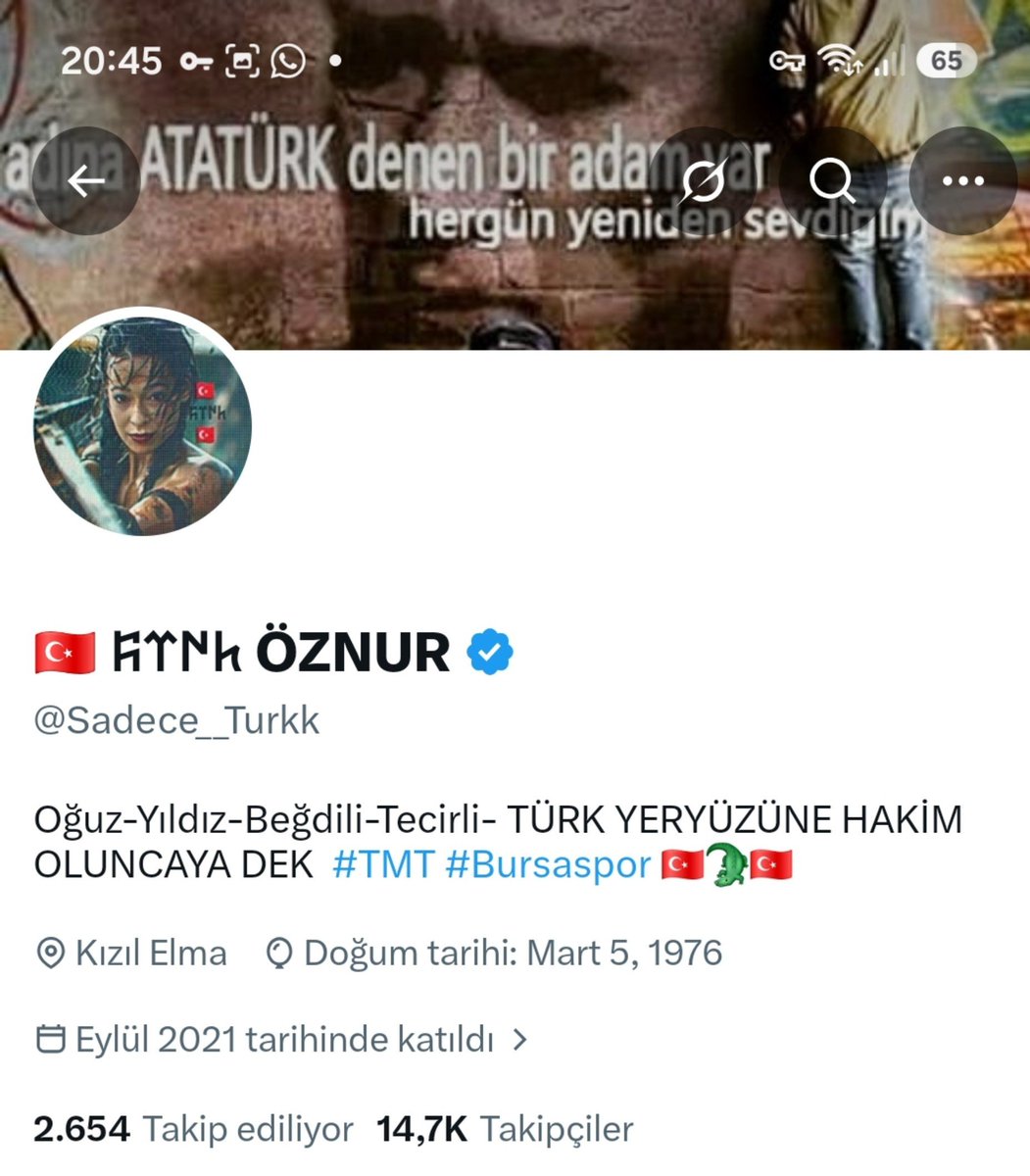 Turkcu_Oznur's tweet photo. An itibariyle 3. kez Türkiye'de erişime engellendim

Biz canımızdan geçtik, engellediğiniz hesaplar bize koymaz. 

Bilsem ki son nefesimi veriyorum 

TÜRK'ÜM 
TÜRKÇÜYÜM 
ATATÜRKÇÜYÜM https://t.co/XnUNyG8OST