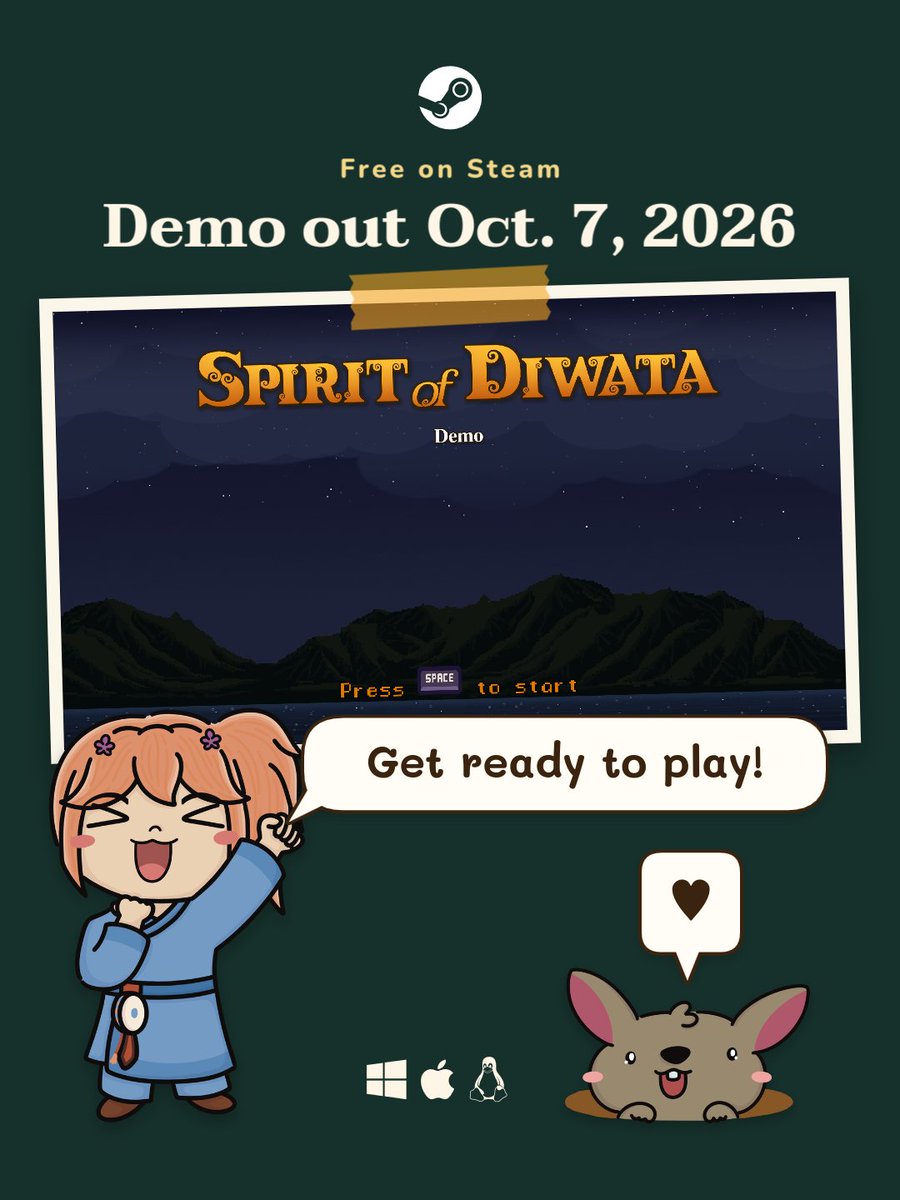 YindeeGames's tweet photo. @PokeIndie My demo does just that!!! Very important quality of life feature because the demo is the prologue chapter!!! Coming out this Wednesday, I hope you check it out! https://t.co/WKKr55BePm