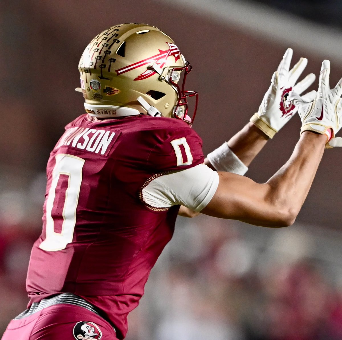 CentralNorvell's tweet photo. Florida State football fans want to see more production from wide receiver Duce Robinson, where he has only recorded 15 receptions for 280 yards and 2 touchdowns.

Can Robinson get it going for the Friday night matchup against Louisville? 🤔 #gonoles #floridastate #ducerobinson https://t.co/geP1g6Ct6k
