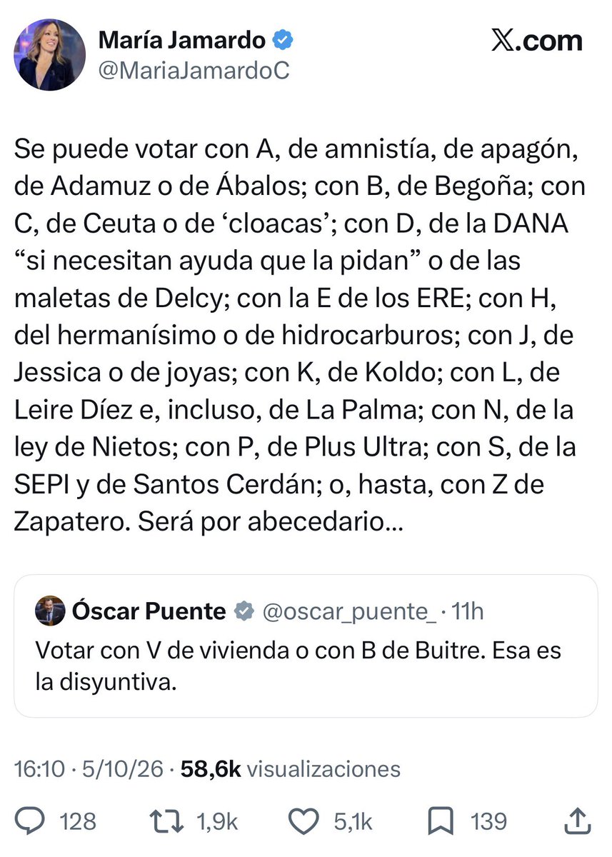 mejoreszasca's tweet photo. ZASCA!!!!!!!!!!!! de @MariaJamardoC a @oscar_puente_ . Vía @tibecuadorcin https://t.co/yAIULCrF9W