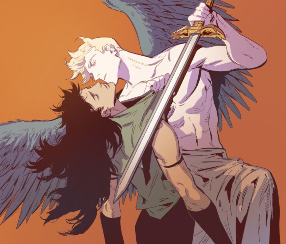 nightwingnerd's tweet photo. i can't stop thinking about dark heaven. i miss it so much. i need more deep manhwa's and storeis like that. first and only manhwa that had me crying. it was truly a masterpiece. #darkheaven #manhwa #manhwarec #bl https://t.co/KPMhDgefZK