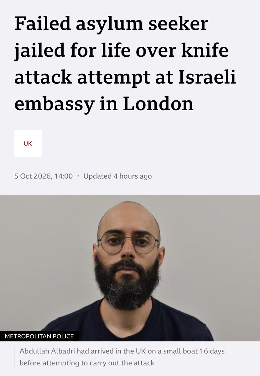 darrengrimes's tweet photo. The 34-year-old from Kuwait had arrived in the UK on a small boat 16 days earlier, after a previous illegal entry four years ago. The migrant Hokey Cokey is the most dangerous iteration of the game. https://t.co/rkpjyG372z