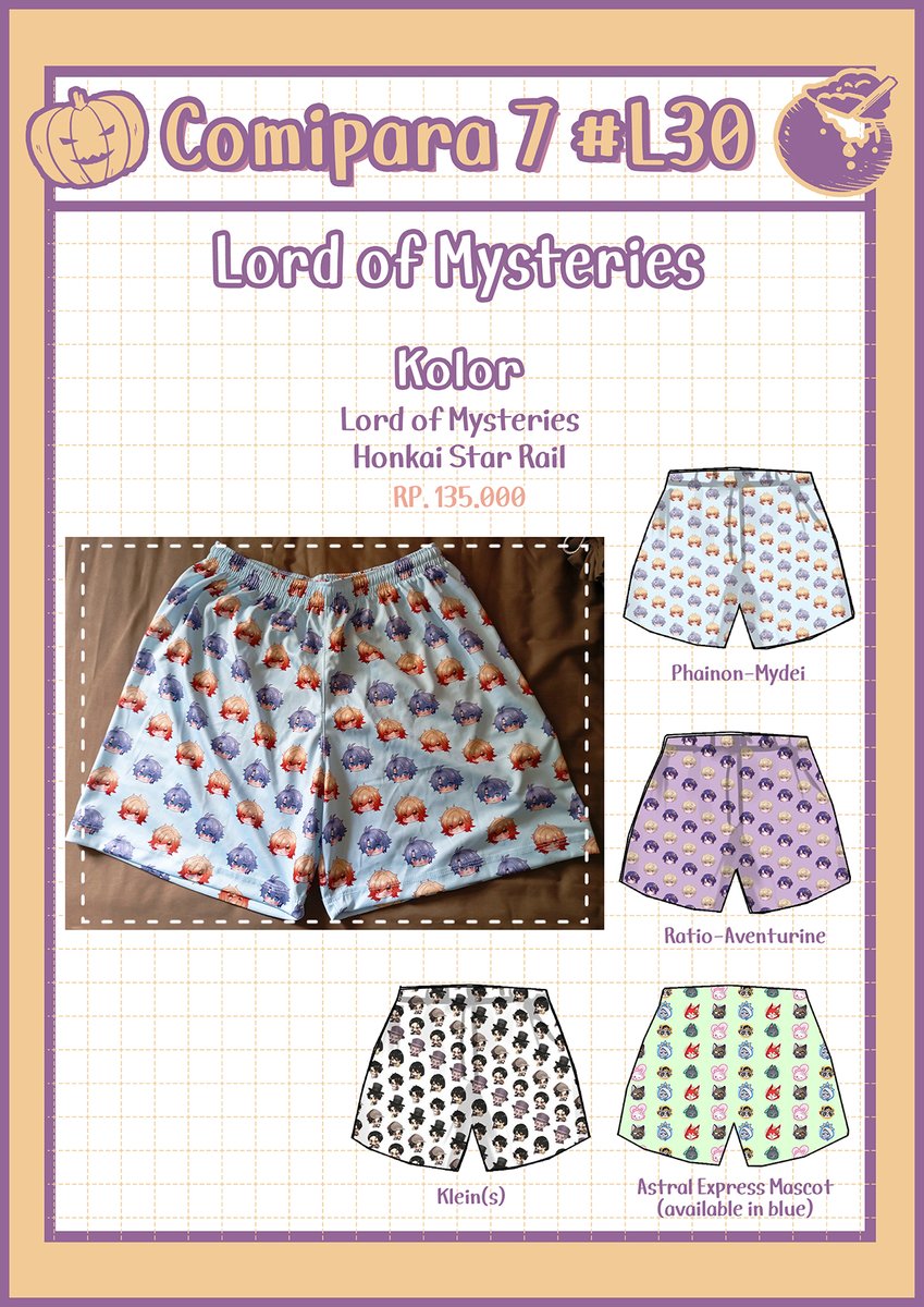 kagamicchi's tweet photo. [Likes ❤️ &amp; RT 🔂 are appreciated!]
Katalog Comipara 7 !   
☕️Booth #L30 
🗓️ 17-18 October 2026

 #lordofmysteries #HSR #kolor https://t.co/y4LMskwcqi