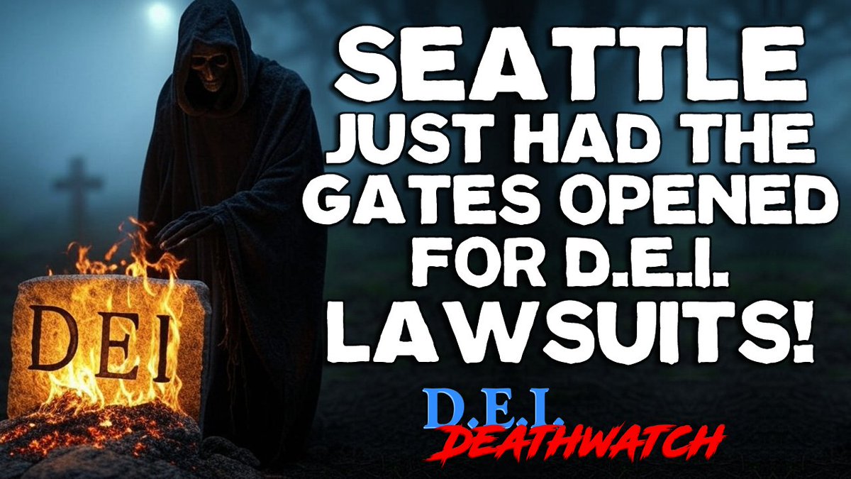 Scribe_Light's tweet photo. #DEIDeathwatch! 12:30pm P/3:30pm E! This week: #Seattle loses its fight to keep out discrimination lawsuits! U of #Miami Medical wants to ditch merit! And #Canada decides to go 'stealth mode' with #DEI? Like &amp; Share! https://t.co/WDEf2mwelN https://t.co/z7xKRCueg2