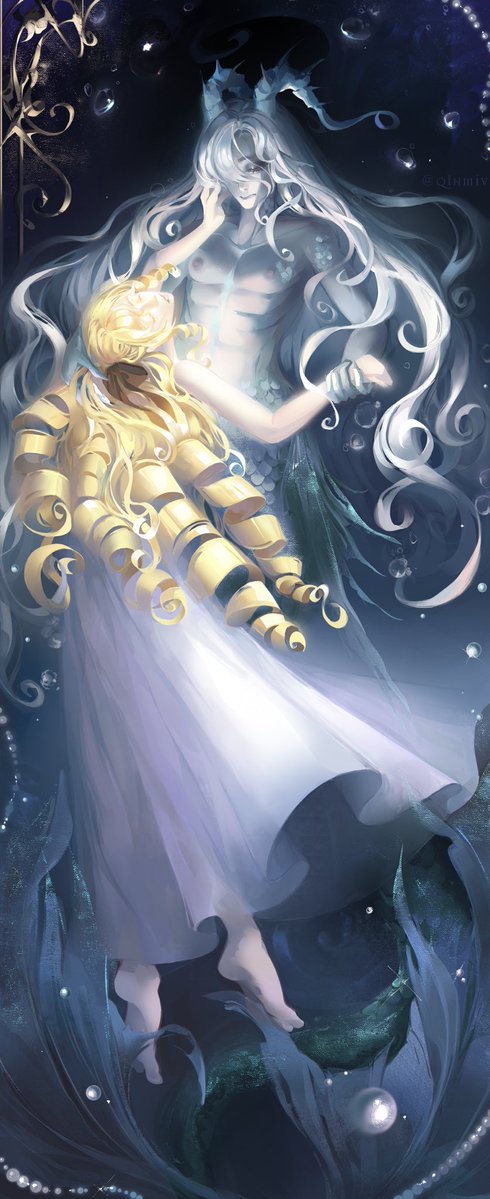 Qinmiv's tweet photo. My beloved #Neuvia … file is too big for twitter ;( #GenshinImpact 
#Neuvillette #Navia https://t.co/cIx29iErvx