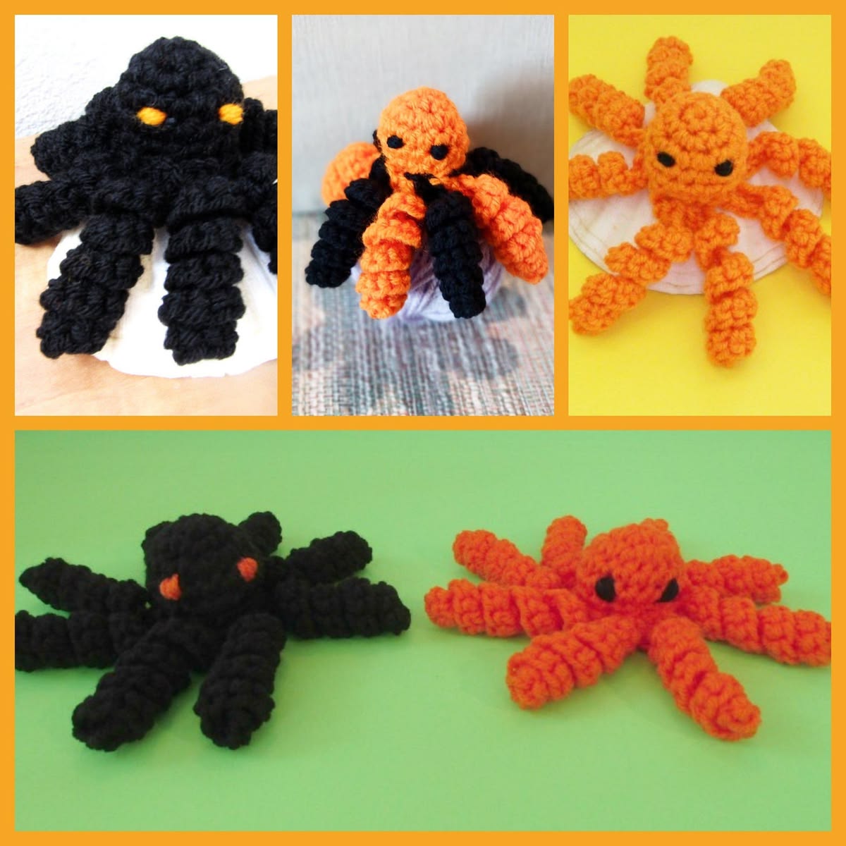 WednesdayElf's tweet photo. Halloween sale 31% off in my Etsy Store, Oct. 5-31 of  needlepoint pumpkin coasters, orange paw print tote bag in crochet, orange &amp; black crochet octopus toys, costume sewing patterns and holiday cross stitch patterns. Come by https://t.co/RPAi3jHhyX
and see all the savings! https://t.co/elMmyGNOB0