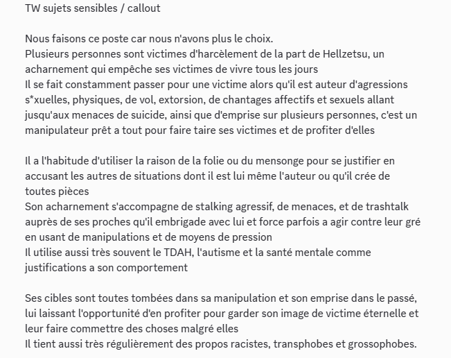 ShadowDydou's tweet photo. Callout de @/hellzetsu1
TW : sujets sensibles 
#vtuberfr https://t.co/vWVyng2kCC