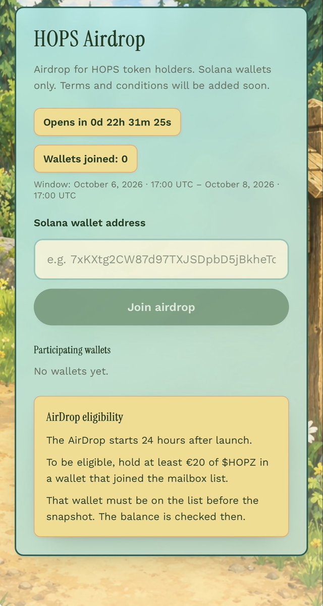AnuroPark's tweet photo. HOPS list opens in under 24 hours ⏳
Like, repost, and drop your Solana wallet 🐸💚 If this blows up, the gifts start raining 🌧️🎁
#HOPS #Solana #Airdrop https://t.co/QRFQxP52By