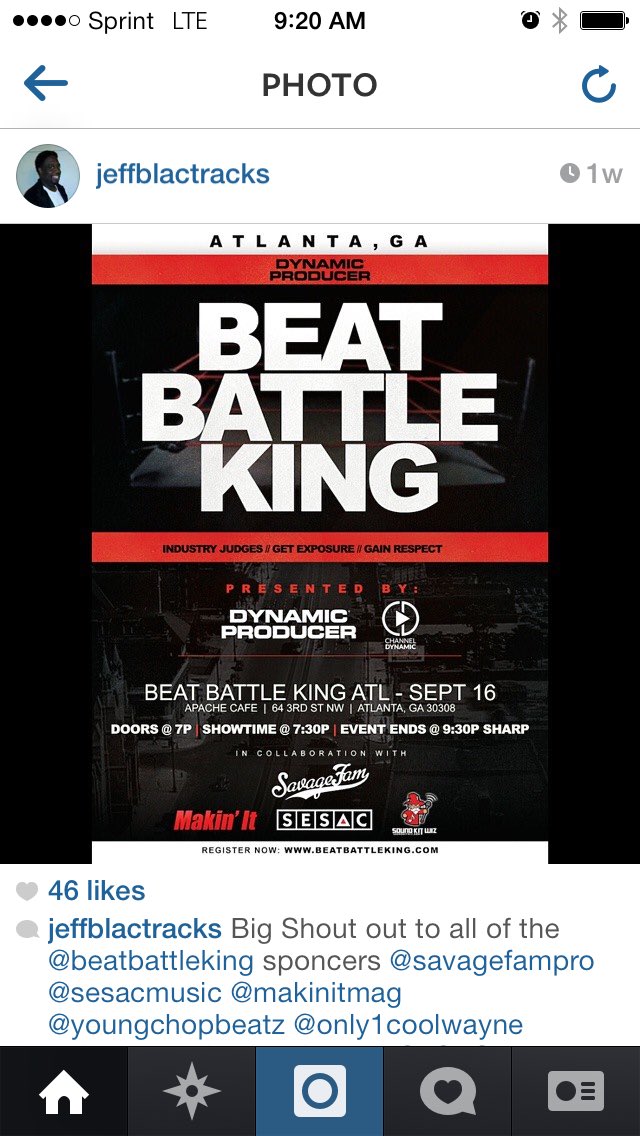 Itsphebeats's tweet photo. Found some pictures I took when I went to Atlanta for a Dynamic Producer Beat Battle I was in years ago. The battle was at the Apache Cafe (which I heard closed). It was a dope trip and dope vibes. I was only there for 2 days but enjoyed it. #itsPhe ๐ฅ #Producer #AudioEngineer https://t.co/913rfpZMcz