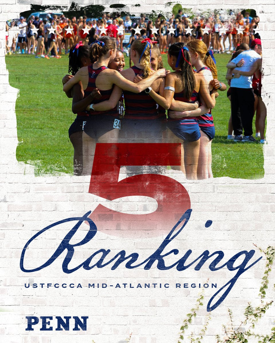 PennTrack's tweet photo. The men have moved 🆙

Penn men have been ranked seventh, and the women fifth, in this weeks USTFCCCA Mid-Atlantic regional poll!

#FightOnPenn https://t.co/QggZmARYlB